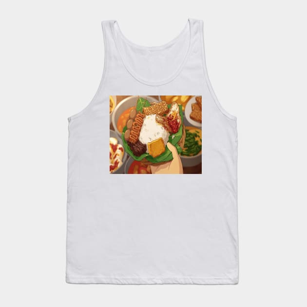 Asian Food Tank Top by artforrart